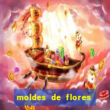 moldes de flores gigantes para imprimir